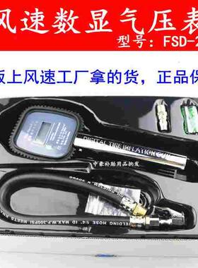 德国日本进口风速液晶汽车轮胎加气表气管高精度数显气压表胎压表