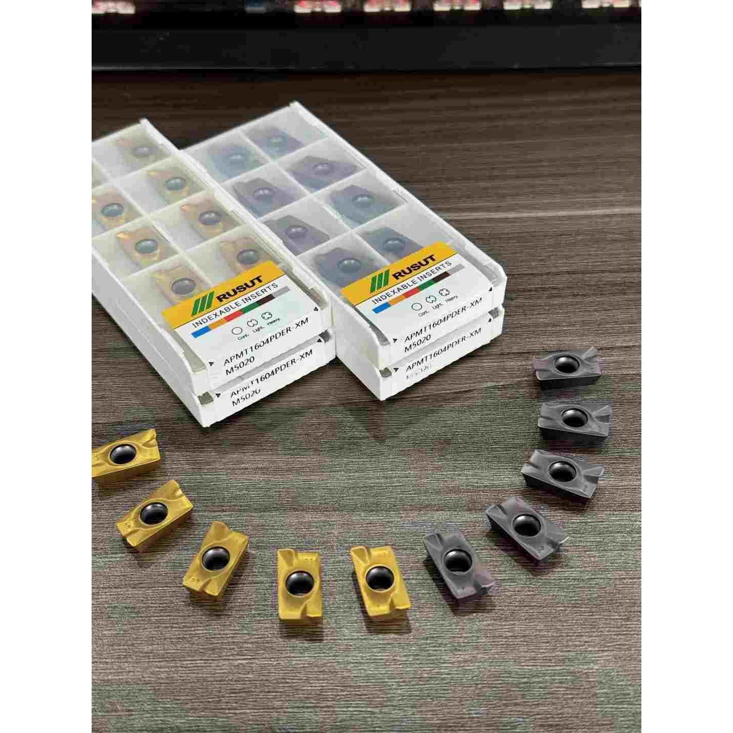 台湾三协数控刀片铣刀片APMT1604 硬质合金铣床刀头1135铣刀刀粒