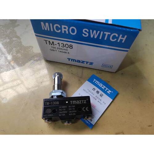 原装永得TMAZTZ TM-1308微动开关 自复行程开关 限位开关银点铜件