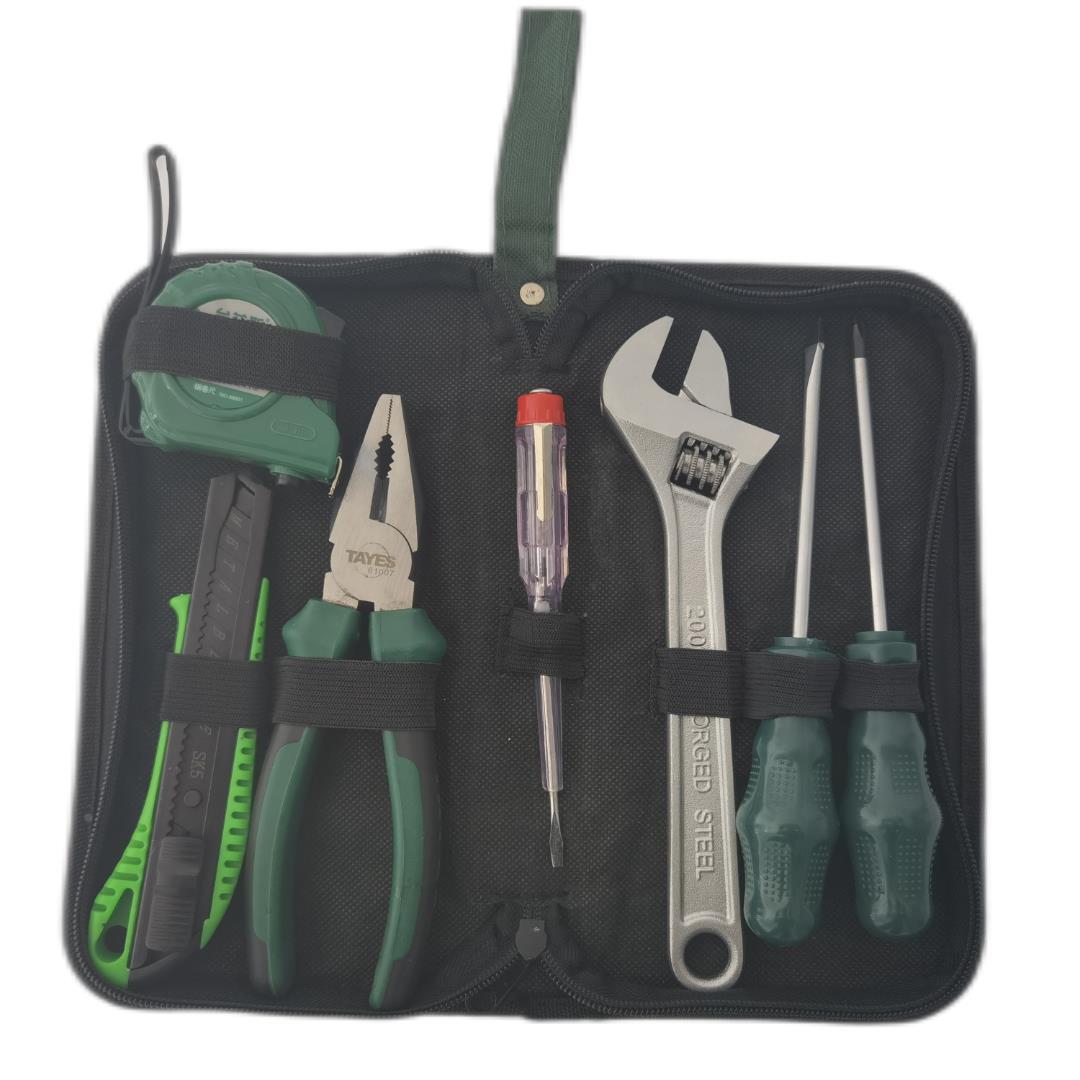 TAYES/台益斯精品家用扳手组套随车工具电工工具箱套装五金工具箱