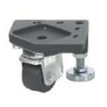 替代 日本 MISIMI 米思米 HCFTD8-250 连体型脚轮 脚轮