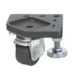 替代 日本 MISIMI 米思米 HCFTD8-250 连体型脚轮 脚轮