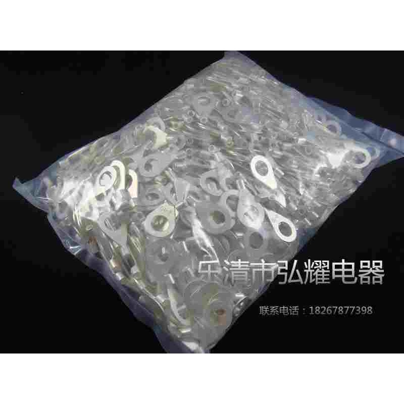 冷压接线端子/圆形裸端子 国标型 OT4-12 厚0.9MM紫铜焊口散卖