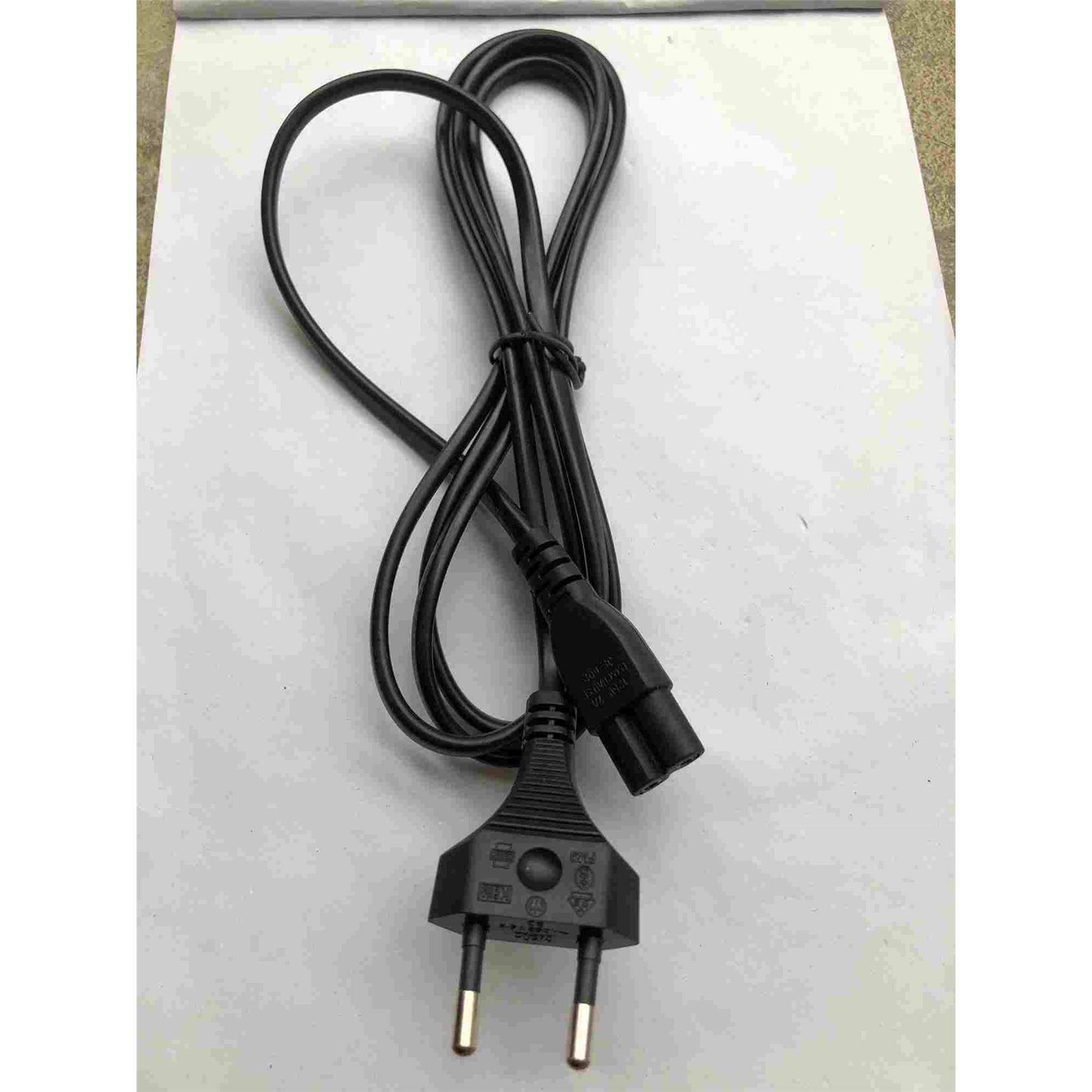 日本 JET两脚圆插 线长1.5米 尾插8字型电源插线 2.5A 250V 全新