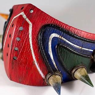 梅祖拉半脸面具 万圣节塞尔达传说玛吉拉口罩面具 恐怖装扮面具