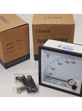 CHHUA华伟仪表CP-96指针式交流电压表V数表伏特表AC500V AC300V