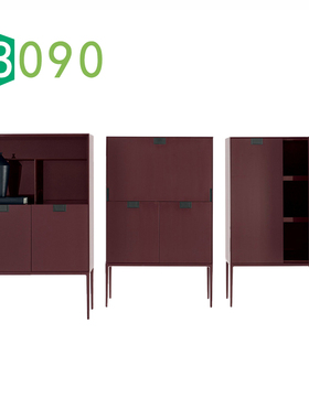 8090居品/意大利Alcor意式极简/高档酒店餐厅金属玄关餐边柜碗柜