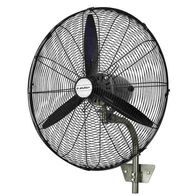 金羚工业风扇强力落地扇大功率壁扇金属电风扇工厂商用烧烤牛角扇