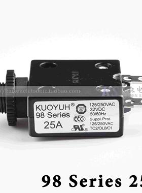 KUOYUH 98 Series 25A塑料螺杆插排断路器过载保护器3-40Amps可选