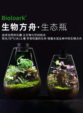 Bioloark生物方舟生态瓶超白缸玻璃瓶苔藓微景观带灯家居微景观