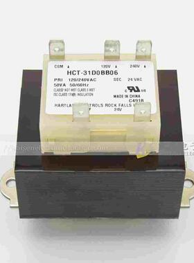 50VA 120V240V转24V卧式HCT-31D0BB06快速蒸烤箱炸锅焗炉UL变压器