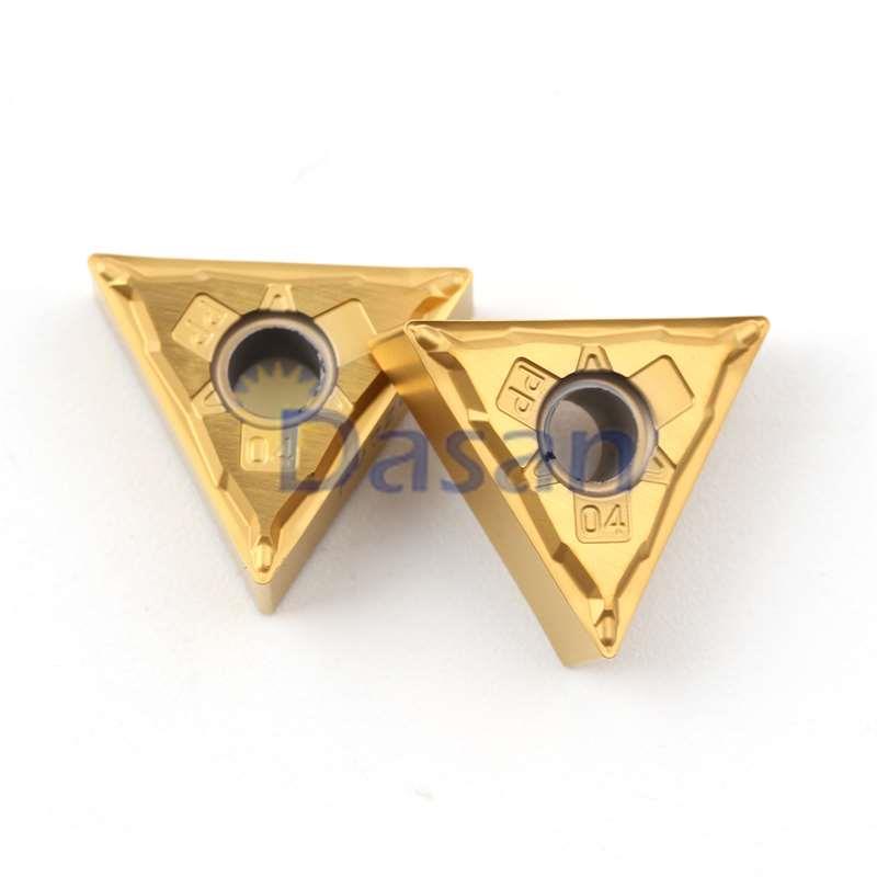 数控三角形外圆车刀片TNMG160404PP PV720钢件车刀粒