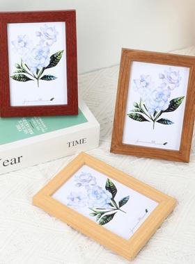 Nordic simple wooden photo frame square picture frames 相框
