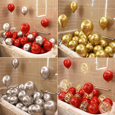 网红金属气球创意新婚庆典场景