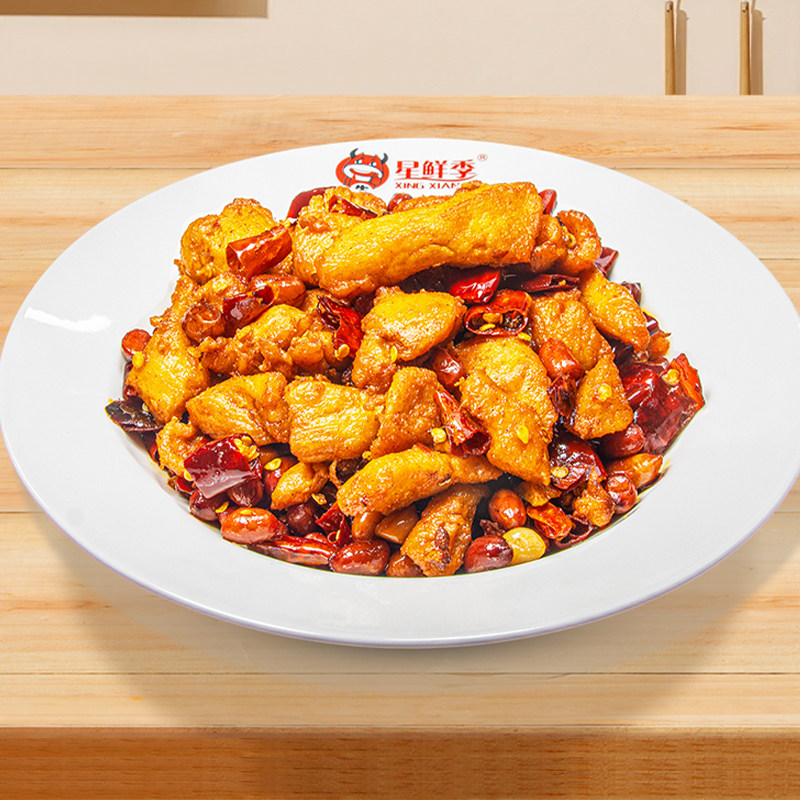 星鲜季料理包辣子鸡梁山辣子鸡方便菜肴料理辣椒干鸡肉便当速食菜,水产肉类/新鲜蔬果/熟食,包装速食菜/预制菜,淘宝优惠券,粉丝福利购,淘宝优惠卷