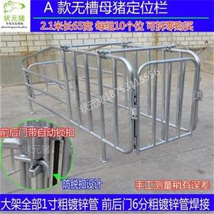 厂家新品 漏母板猪定位限围栏T镀锌锁 猪用栏位栏扣子养p猪畜牧套装