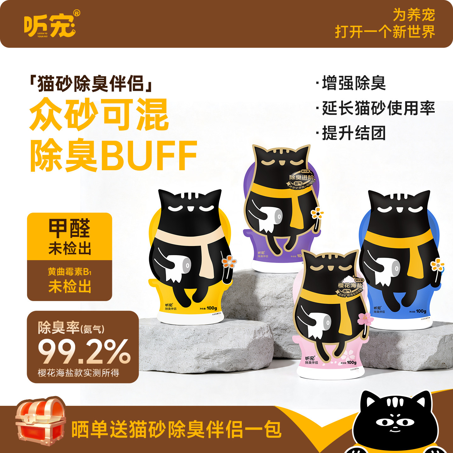 旗舰店 无会员礼金贵1元 听宠猫砂伴侣100g 4元 入会价1元 - 86线报