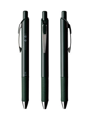 日本Pentel派通CDT限定墨绿色按动中性笔BLN75A速干水笔EnerGel