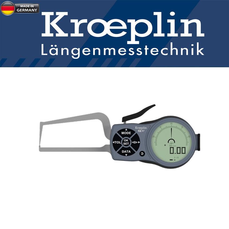 德国 Kroeplin 管壁测量 卡规 量程 0-20mm K2R20  K2R20S