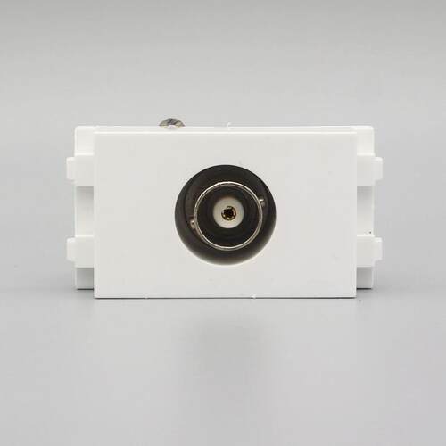 128型BNC焊接型模块Q9母头SDI电脑连接器墙插面板配套专用模块BNC