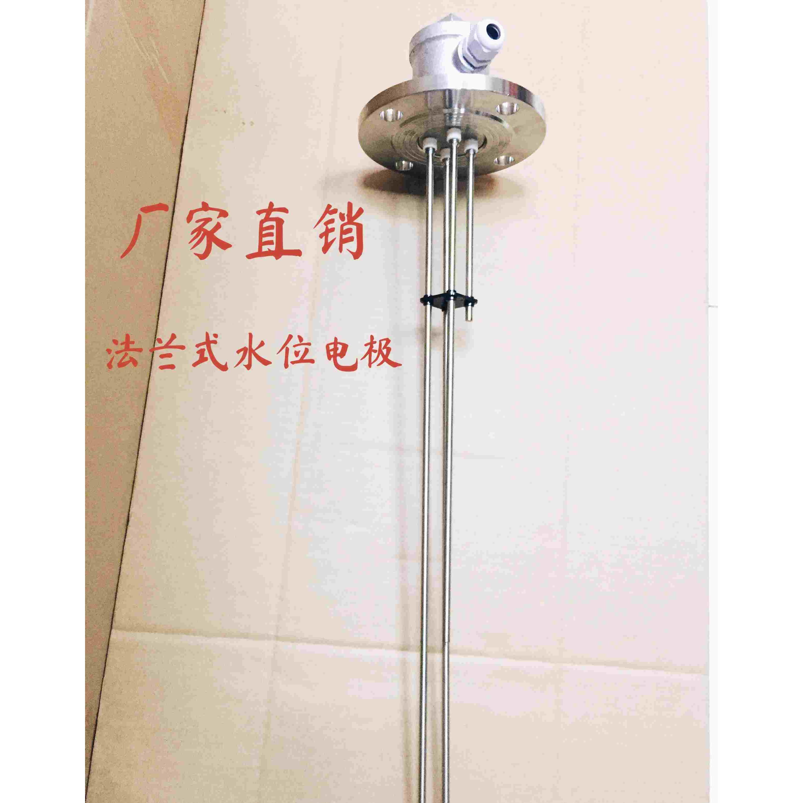 不锈钢防水室外法兰式水位电极DN50/DN65电极式液位计3极4极5极棒