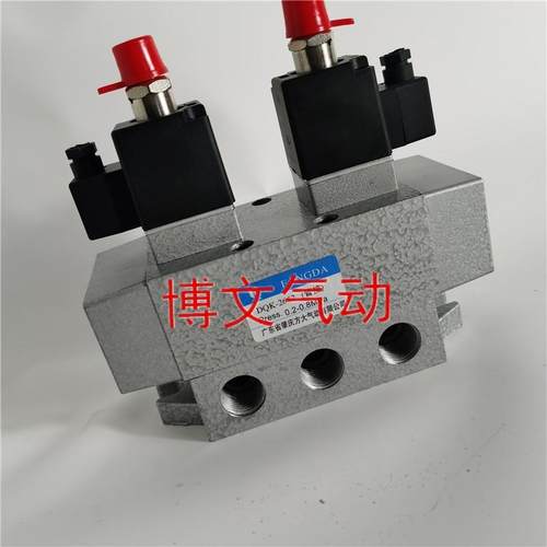 电控换向阀DQK-2652C DQK-2662C中封式三位五通电磁阀
