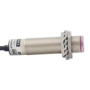 M18激光对射光电开关E3F-20DY1交流220V红外线可见光传感器激光