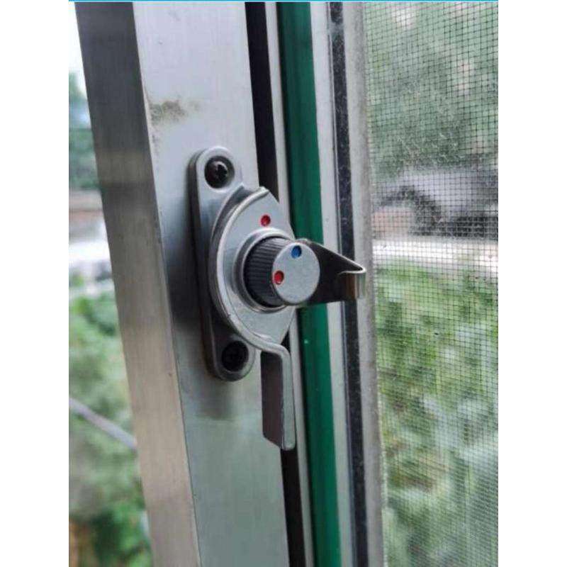 90型铝合金门窗锁扣老式推拉平移窗户月牙锁搭扣 门窗月牙勾窗锁,基础建材,窗锁,淘宝优惠券,粉丝福利购,淘宝优惠卷