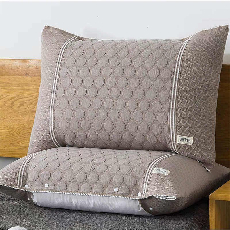 枕巾一对装纯棉纱布可固定高档毛巾式盖枕头巾欧式情侣单人家用,床上用品,枕巾,淘宝优惠券,粉丝福利购,淘宝优惠卷