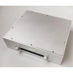 120高度的白色高文前级 合并前级 全铝功放机箱 (430宽120高360深