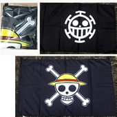 海贼四王大旗flag 草帽团索隆路飞艾斯白胡子太阳神挂旗