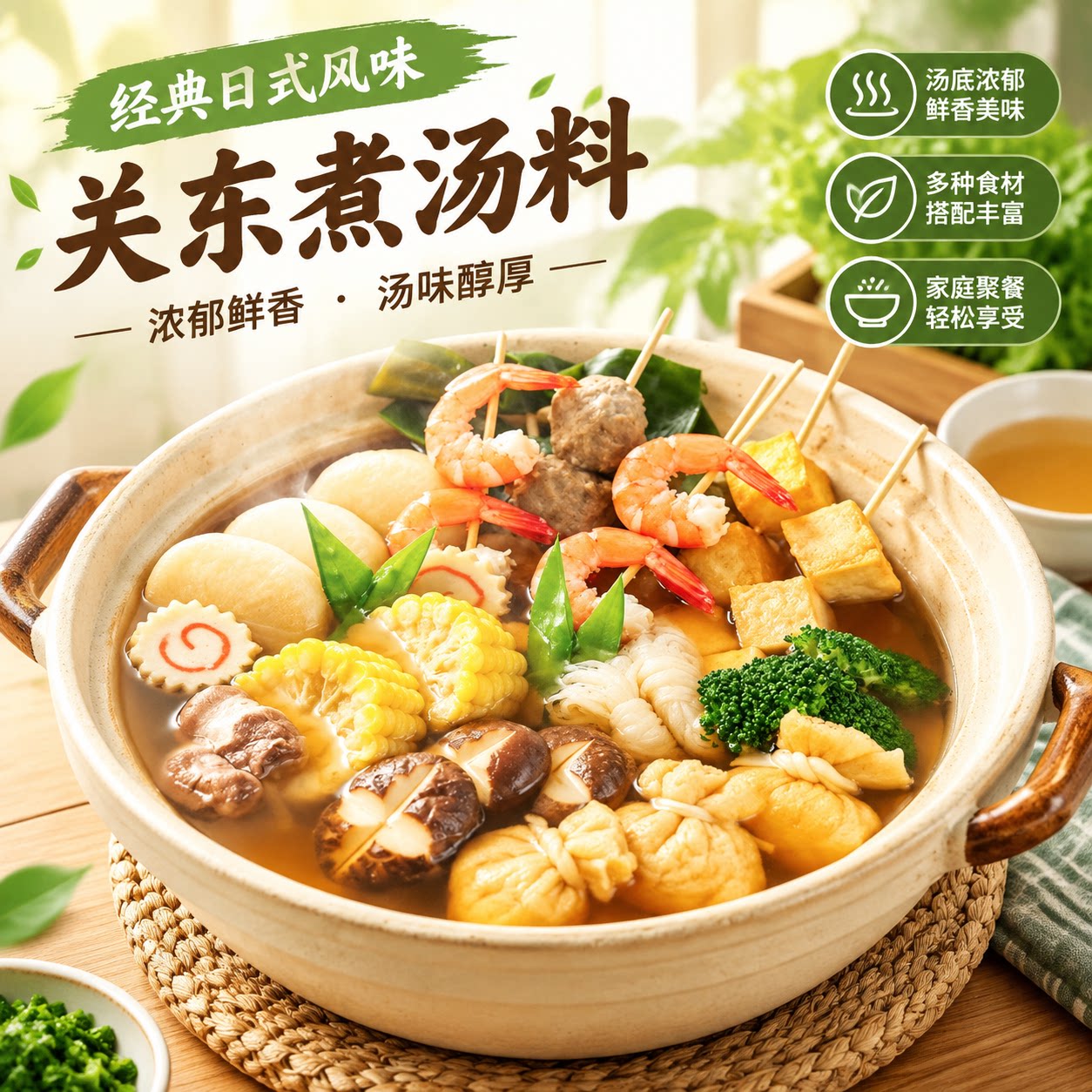 关东煮汤料商用麻辣烫调料麻辣串串香底料汤底酱料摆摊配料调味料