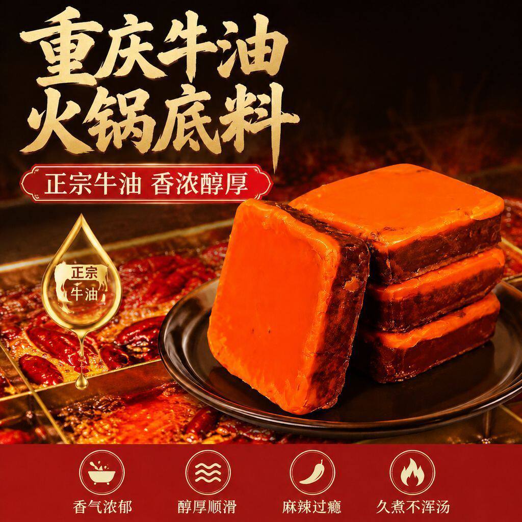 重庆老火锅底料牛油正宗麻辣烫小包装正宗自热小火锅方便速食