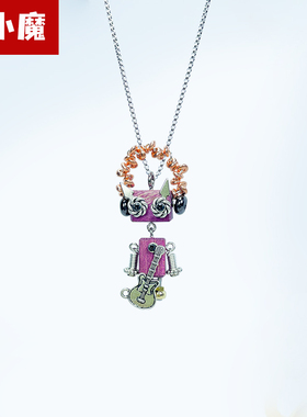 木小魔音乐乐器朋克风项链情侣