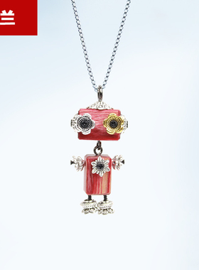 【铃兰】木小魔项链DIY材料包情侣亲子手作蒸汽朋克木质机器人