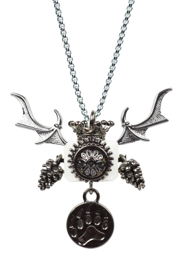 【独眼】木小魔项链朋克机器人项链吊坠钥匙扣原创潮流