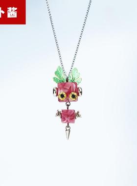 原创蒸汽朋克机器人项链