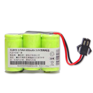 FLBYD镍氢2/3AA电池组2.4V 3.6V 4.8V 6V 7.2V充电电池 足容量600mAh 挖掘机玩具车四轮遥控车电池