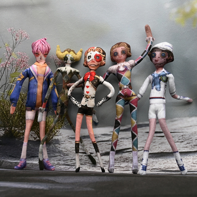 第五人格超细抽象老鼠干玩偶杂技麦克手脚铁丝骨架可活动毛绒公仔