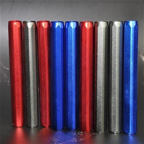 竞技炮台支架抄网杆后尾管六棱金属手把鱼.竿改装渔具