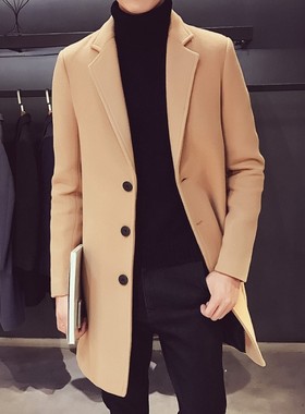 Winter Jacket Coat Men Bomber for Jackets Wool Soft mens