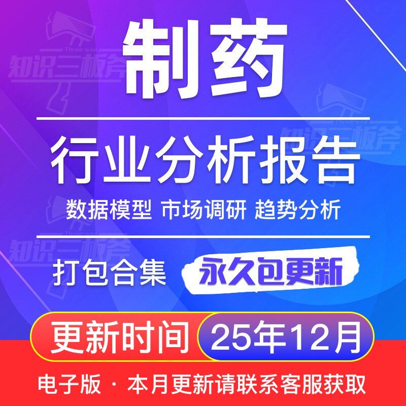 2025年中国生物制药行业研究报告-投资策略产业前景市场资料数据