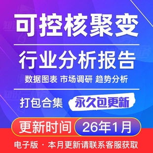 2025年 可控核聚变 托卡马克 核电能源 合集专题研究分析行业报告