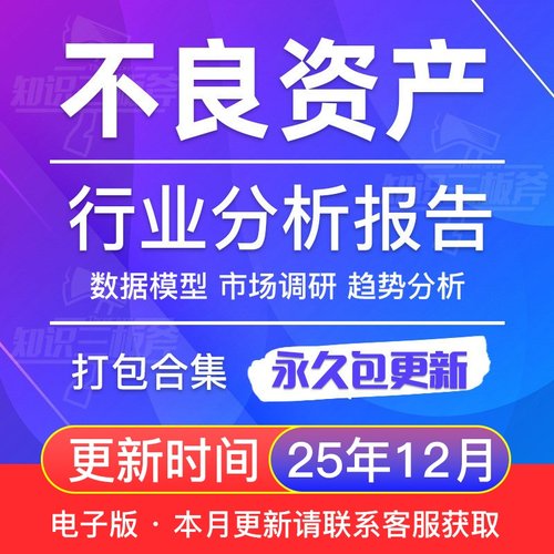 2025年不良资产管理处置行业AMC行业发展研究分析报告大全G50