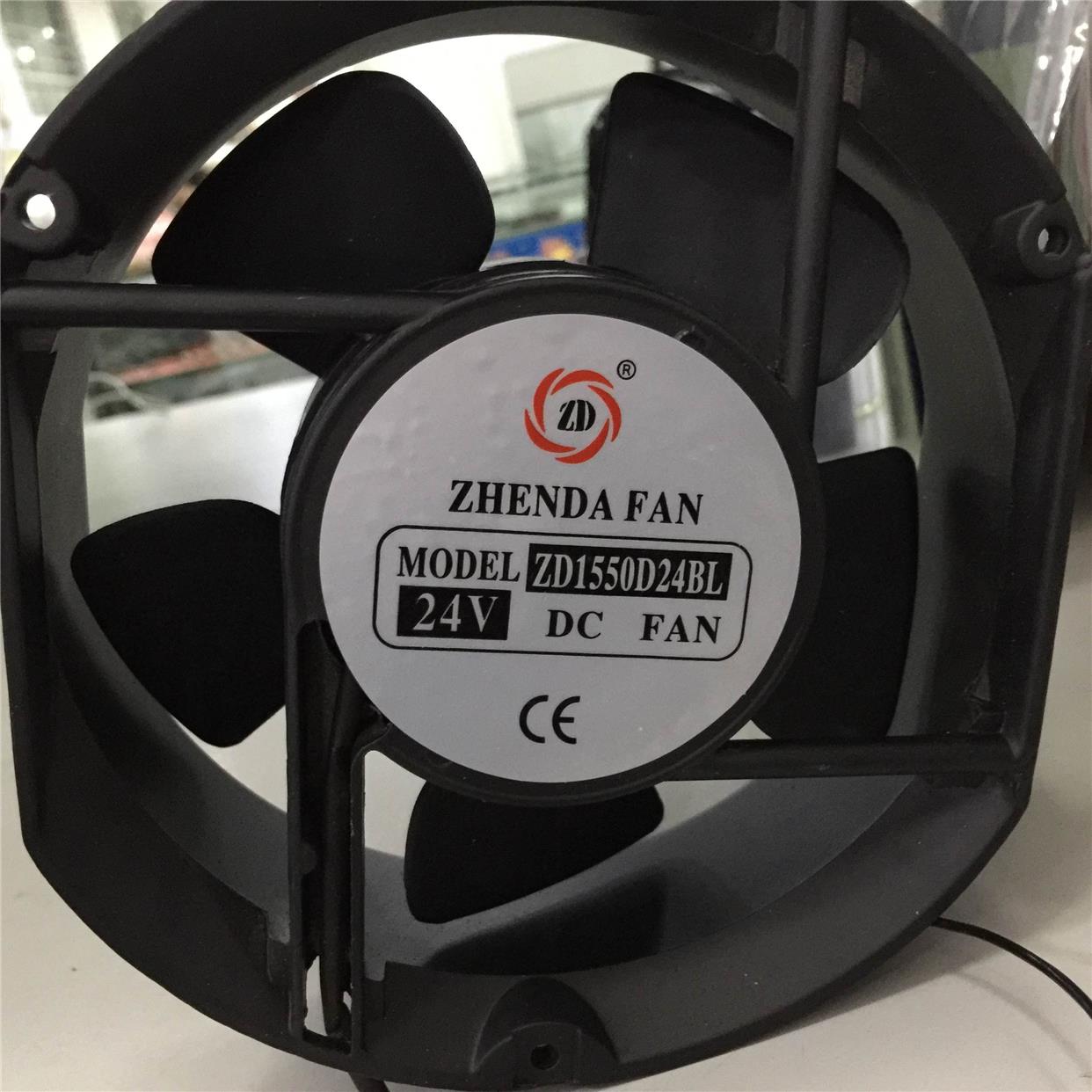 直流风机 ZHENDA FAN ZD1550D24BL滚珠24V 170*150*51MM CE认证