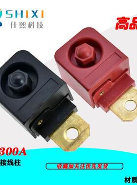 仕熙SHIXI纯铜电流300A逆变器纯铜方形接线柱连接器接线端子3