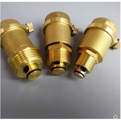 不锈钢铜排气阀DN15.20.25空调消防设备管道暖气排气阀4分6分1寸