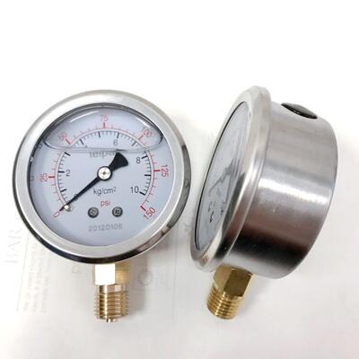 耐震压力表 压力0-150psi 10kg/cm2 直径60-68mm 螺纹M14x1.5 Y60