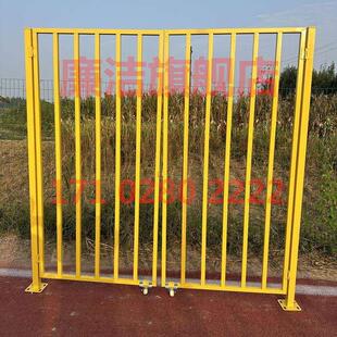 铁丝网门护栏网门仓库车间折叠门简易门庭院篱笆菜园围栏网门