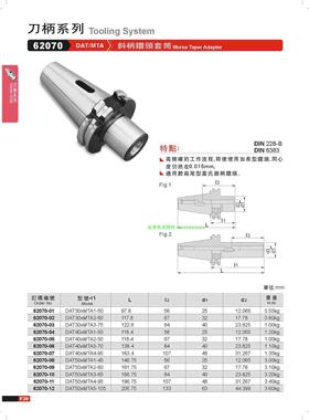 正品台湾精展斜柄钻头套筒62070-DTA/MTA-DAT30XMT1-50